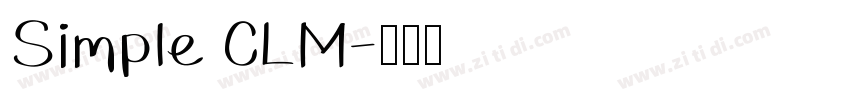 Simple CLM字体转换